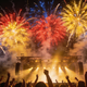 Feux d'artifice de scène