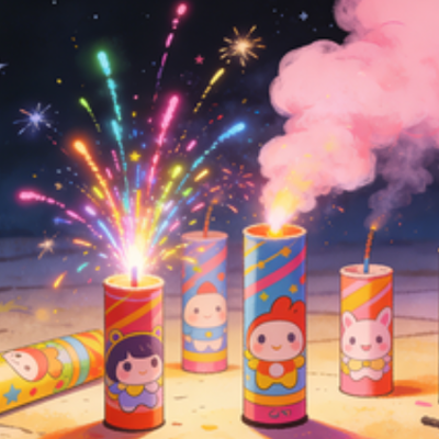 Family Toy Fireworks Assortment Pack