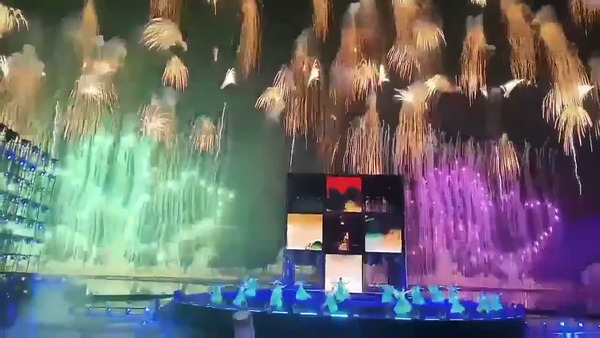 Vidéo de démonstration des effets des produits de feux d'artifice